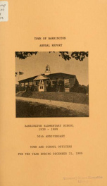 Annual report of the Town of Barrington, New Hampshire 1989_cover