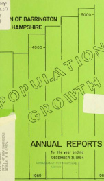 Annual report of the Town of Barrington, New Hampshire 1984_cover