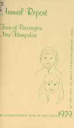 Annual report of the Town of Barrington, New Hampshire 1979_cover