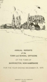 Annual report of the Town of Barrington, New Hampshire 1975_cover