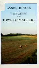 Receipts and expenditures of the Town of Madbury 2007_cover