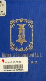 History of Farragut post no. 1, Portsmouth, Va., Dep't of Virginia, G. A. R._cover