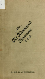 Old Nineteenth Tennessee regiment, C. S. A_cover