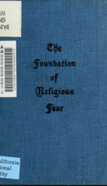 The foundation of religious fear_cover