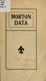 Morton data_cover