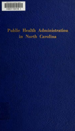 Public health administration in North Carolina_cover