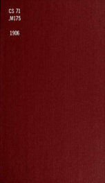 Memoranda relating to the McVickar family in America_cover