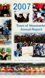 Reports of the selectmen and town treasurer and the superintendent of public schools of the Town of Newmarket, for the year ._cover