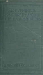 An evening in my library among the English poets_cover