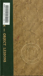 Object lessons : short chapters on finance, money, legislation, and the general situation at the close of the year 1895_cover