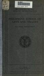 Philippine School of Arts and Trades; Nautical Department_cover
