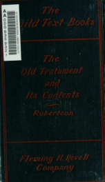 The Old Testament and its contents_cover