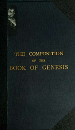 The composition of the book of Genesis_cover