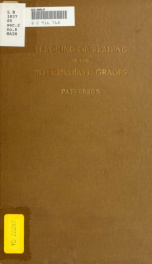 A course of study for the teaching of reading in the intermediate grades and handbook to the state series second, third, and fourth readers_cover