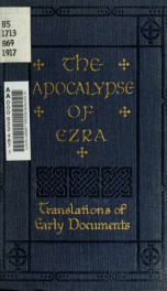 The Apocalypse of Ezra (II Esdras III-XIV)_cover