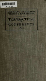 Transactions of conference held March 9 to 13, 1914, at Liberty buildings, Liverpool_cover