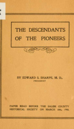 The descendants of the pioneers_cover