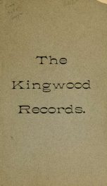 Records of the Kingwood Monthly meeting of Friends, Hunterdon county, New Jersey_cover