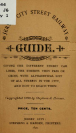 Jersey City street railway guide 2_cover