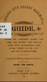 Jersey City street railway guide 1_cover