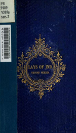 Lays of Ind., second series_cover