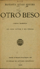 Otro beso : comedia dramática en dos actos y en prosa_cover