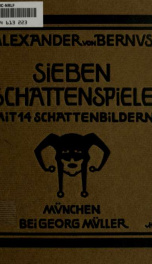 Sieben Schattenspiele. Mit vierzehn Schattenbildern_cover