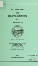 Accounting and reporting manual for candidates 2001_cover