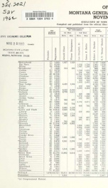 Official Montana general election returns 1962_cover