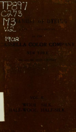 A manual of dyeing with the dyestuffs of the Cassella Color Company, New York 2 c.2_cover