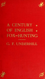 A century of English fox-hunting_cover