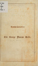 Address at the funeral of Col. George Duncan Wells_cover