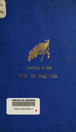 The history of the 67th regiment Indiana infantry volunteers, war of the rebellion_cover