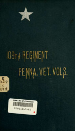 The 109th Regiment Penna. Veteran Volunteers. An address delivered at the unveiling of their monument on Culp's hill, Gettysburg, Pa., September 11, 1889_cover
