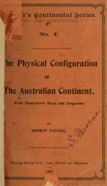 The physical configuration of the Australian continent_cover