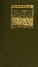 The higher ministries of recent English poetry_cover