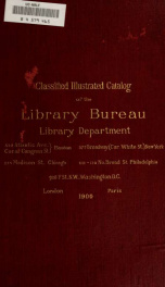 Classified illustrated catalog of the library department of Library Bureau : a handbook of library fittings and supplies_cover