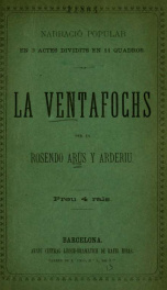 La ventafochs : narració popular fantástica en tres actes dividits en 11 cuadros_cover