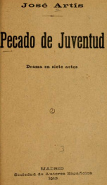 Pecado de juventud : drama en siete actos_cover