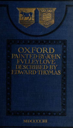 Oxford, painted by John Fulleylove_cover