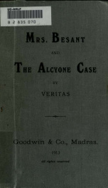 Mrs. Besant and the Alcyone Case_cover