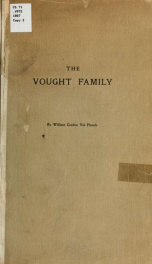 The Vought family; being an account of the descendants of Simon and Christina Vought_cover