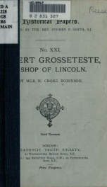 Robert Grosseteste, Bishop of Lincoln_cover