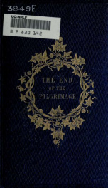 The end of the pilgrimage : and other poems_cover