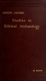 Studies in Biblical archaeology_cover