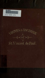 Virtues and spiritual doctrine of St. Vincent de Paul_cover
