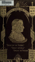 A life of Pius IX down to the Episcopal jubilee of 1877_cover