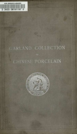 Hand-book of a collection of Chinese porcelains_cover