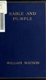 Sable and purple, with other poems_cover