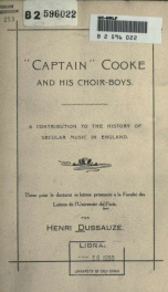 Captain Cooke and his choir-boys_cover